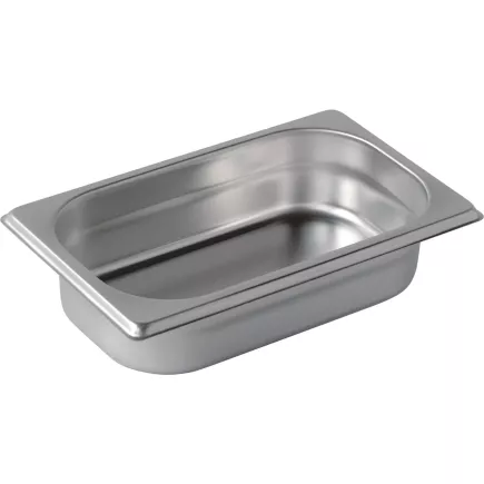 Gastronomiczny pojemnik GN 1/4 265x162 mm stal nierdzewna,  v=20 mm Pujadas