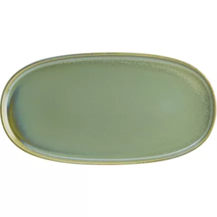 Talerz owalny Bonna Sage 34x22 cm