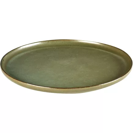 Talíř SERAX Surface M 24 cm, camo zelená