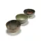 Talerz głęboki SERAX Surface M 19 cm, camo zielony