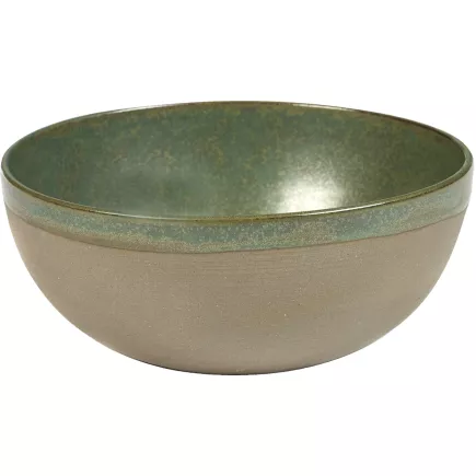 Miska SERAX Surface M 140 ml, camo zelená
