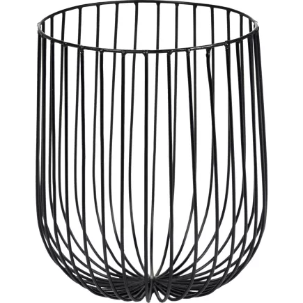Košík SERAX Metal Sculptures L 20x20 cm, černá