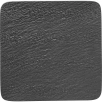 Talerz płytki Villeroy & Boch Manufacture Rock 32,5x32,5 cm, czarny