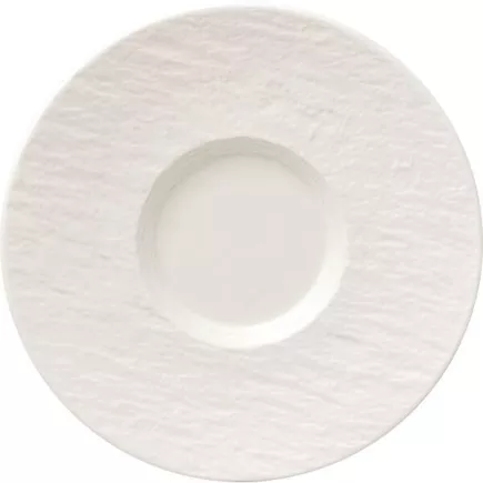 Spodek do kawy Villeroy & Boch Manufacture Spodek do kawy Rock 15,5 cm, biały
