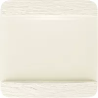 Talerz płytki Villeroy & Boch Manufacture Rock 28x28 cm, biały