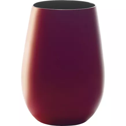 Szklanka Stölzle Elements 465 ml, czerwony/czarny