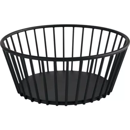 Košík kovový APS Urban 17 cm, černý