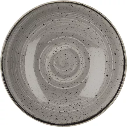Talíř hluboký Churchill Stonecast Peppercorn Grey 18,2 cm