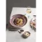 Talerz owalny Bonna Aura Black Berry 19x11 cm