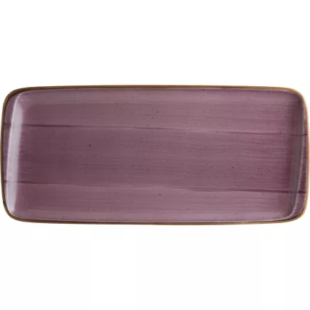 Talíř hranatý Bonna Aura Black Berry 34x16 cm