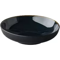 Talíř hluboký Style Point Speckle 22 cm, modrý/černý