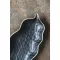 Talíř mělký ve tvaru listu Le COQ Kypseli 28x11 cm, béžový