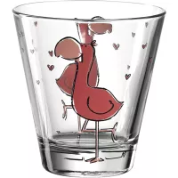Dětská sklenička 220 ml, plameňák