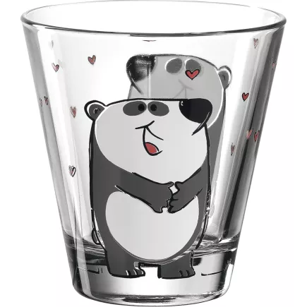 Dětská sklenička 220 ml, panda