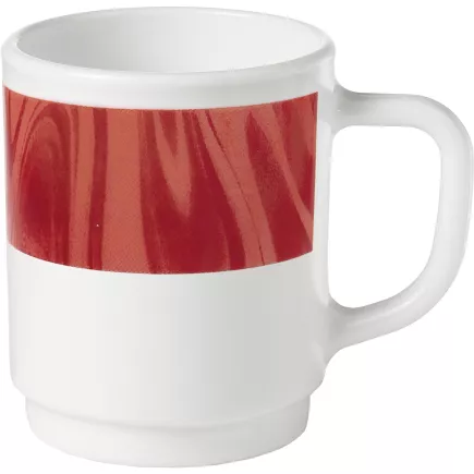 Kubek Bormioli Rocco Careware z uchwytem 250 ml, czerwony
