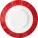 Bormioli Rocco Careware spodek do kawy 14 cm, czerwony