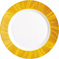 Talíř mělký Bormioli Rocco Careware 25,5 cm, žlutý