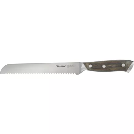 Nůž na chléb Metaltex 36,5 cm, dřevěná rukojeť