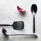 Łyżka do gotowania z otworami Gastro 31,7 cm, czarna