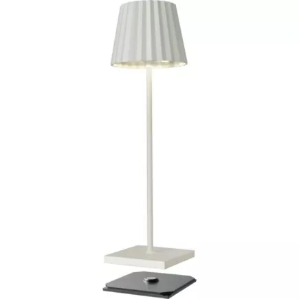 Lampa stołowa LED Sompex Troll 2.0, biała