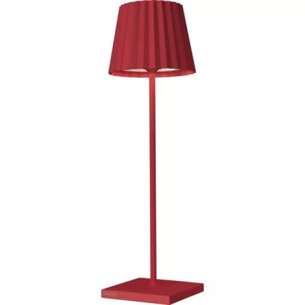 Lampa stołowa LED Sompex Troll 2.0, czerwona