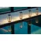 Latarnia LED Broggi Resort,  biała, antracyt, w=54