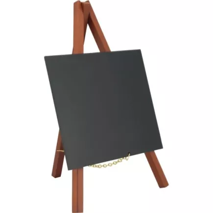 Stojan pro stolní mini křídové tabule Securit 3 ks, mahagon