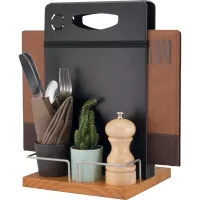 Stolní tabule na křídu Securit Tischcaddy, černá