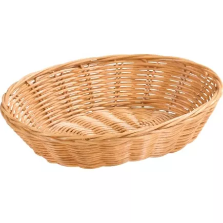 Pleciony koszyk do chleba owalny Kesper 24x20 cm, plastikowy