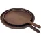 Drewniana taca z uchwytem SERAX Pure Dark Brown/Wood 48,6x35 cm