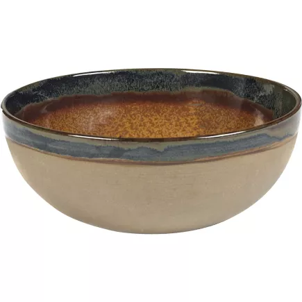Miska SERAX Surface L 23,5 cm, rusty hnědá