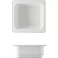 Porcelánová gastronádoba GN 1/6 G. Benedikt 17,3x16,2 cm, bílá