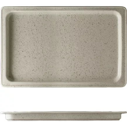 Porcelanowy pojemnik GN 1/1 G. Benedikt 53x32 cm, naturalny