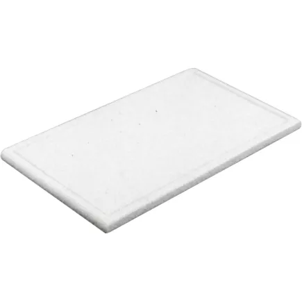 Deska do krojenia bez rowka i nóżek GN 1/1 53x32,5 cm, biała