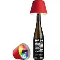 Stolní LED lampa na láhev Sompex Top 2.0 14 cm, červená