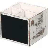 Dřevěný box na příbory Kesper 12x12 cm