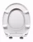 WC sedátko Schütte EASY CLIP bílé | Duroplast, Soft Close