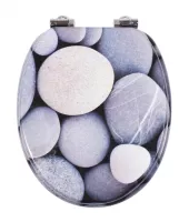 WC sedátko Schütte GREY STONES MDF, Soft Close