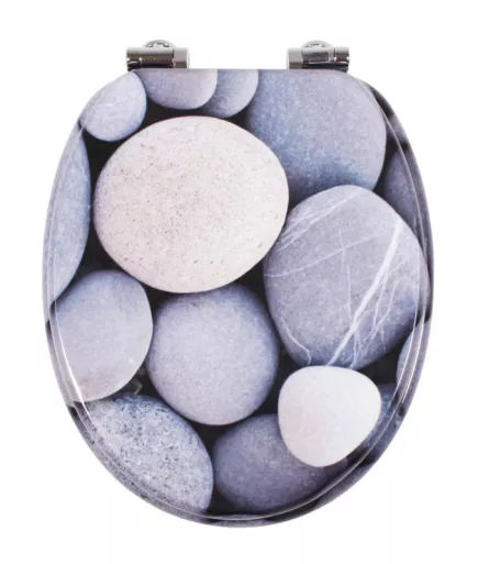 Deska sedesowa Schütte GREY STONES | MDF, Soft Close