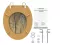 WC sedátko Schütte Solid Wood MDF, bez Soft Close