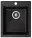 Kuchyňský dřez Aquasanita Simplex 425 black metallic