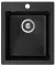 Kuchyňský dřez Aquasanita Simplex 425 black metallic