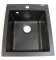 Kuchyňský dřez Aquasanita Simplex 425 black metallic