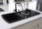 Kuchyňský dřez Aquasanita Lira 960.10E black metallic