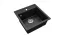 Kuchyňský dřez Aquasanita Tesa 490 black metallic