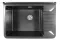 Technický dřez Zelvo Compact 505 Black silvery