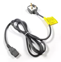 Kabel zasilający Jet Dryer BS1363 (Typ G), złącze IEC C13, szary