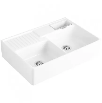 Kuchyňský dřez Villeroy & Boch Double 895.2 Bílá keramika
