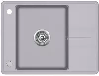Kuchyňský dřez Aquasanita Bella 670.5E alumetallic