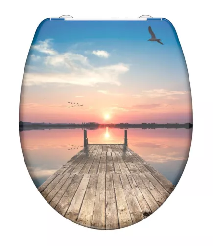 Schütte WC sedátko SUNSET SKY | Duroplast, Soft Close